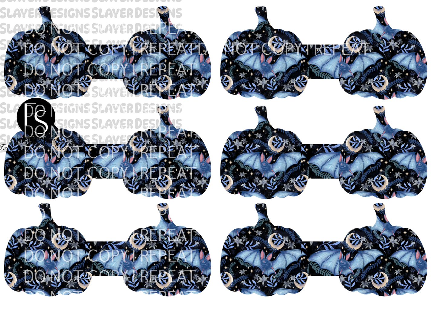 PUMPKINCORD006 - Cut and Sew Cord Organizer FABRICSLAYER - Preorder