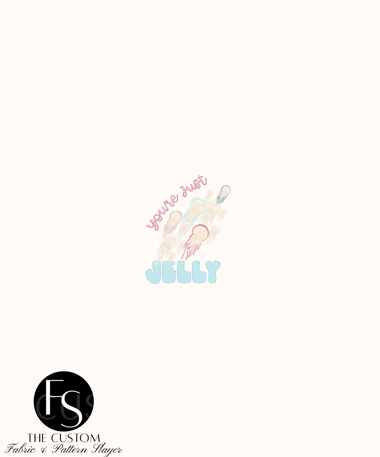 Floral Jellyfish B - LYSSDOODLES Panel