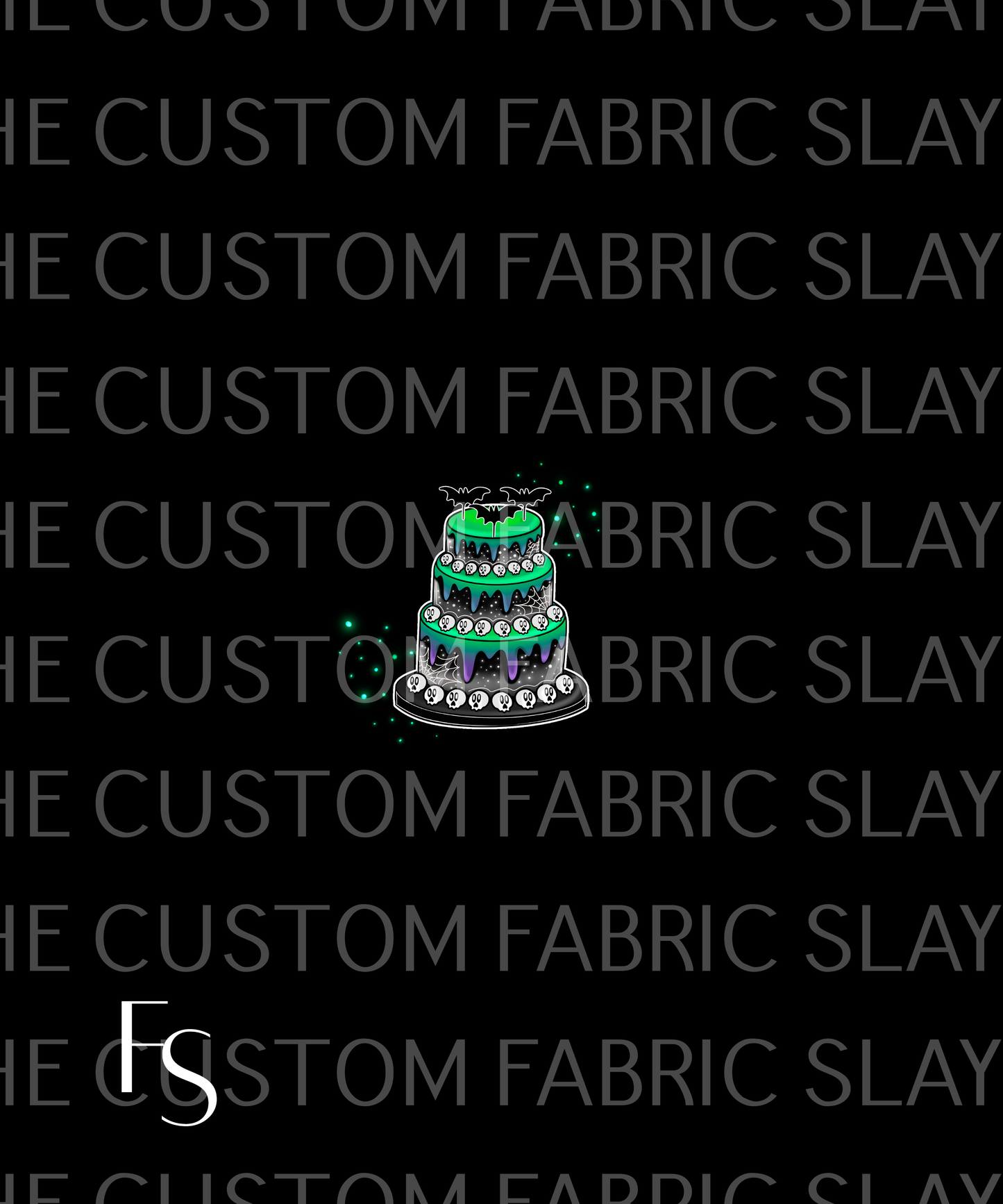 Spooky Birthday Cake - ILLUMINATEDINKDIGITAL Panel