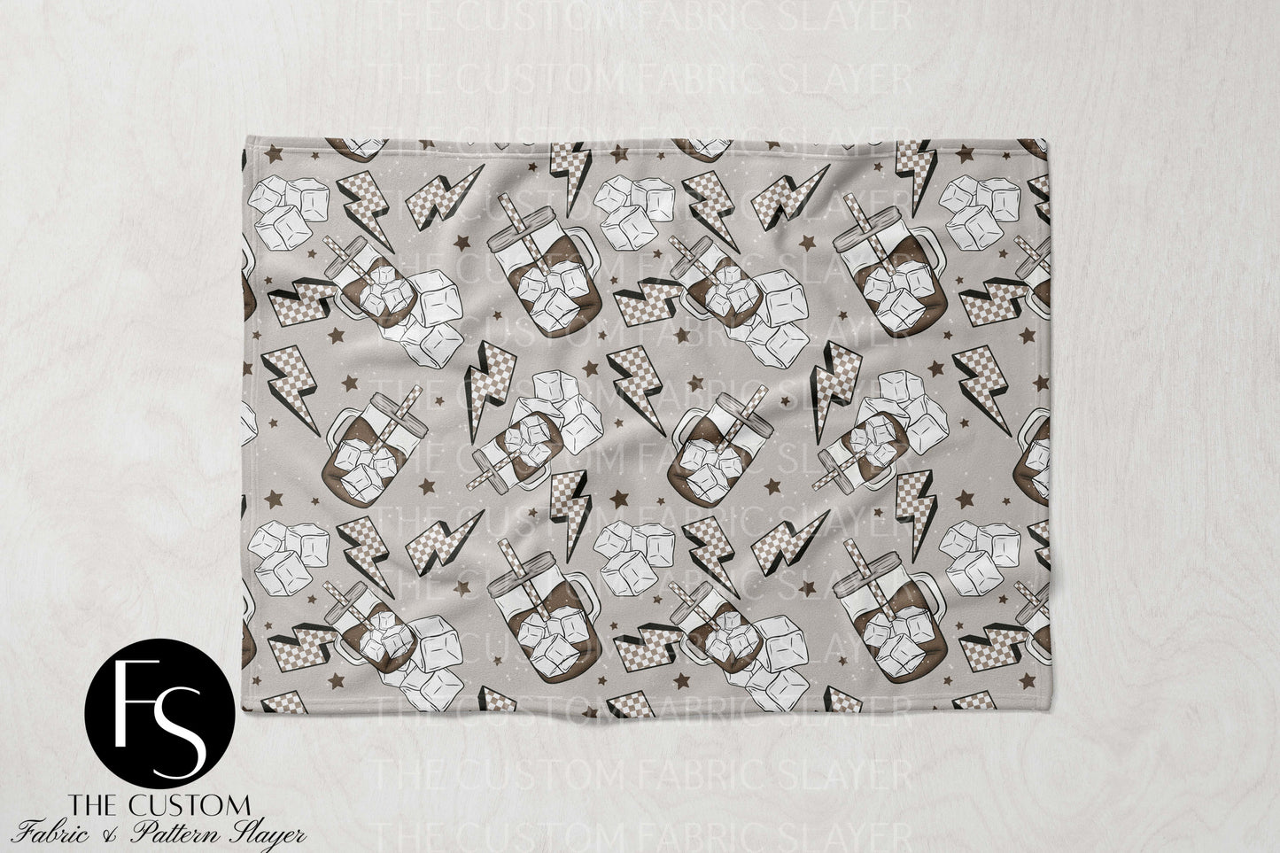 Iced Coffee - CERRASSHOP - Double Sided Print Blanket