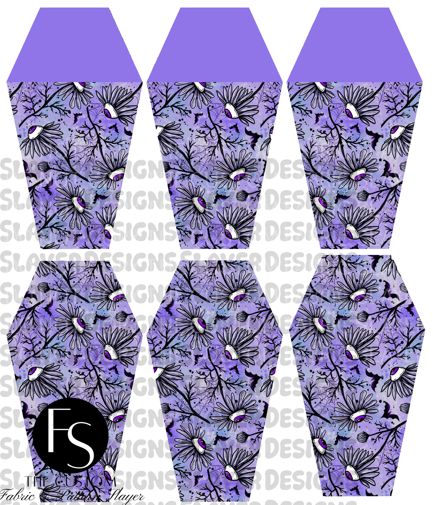 COFFINPOUCH09 - Cut and Sew Square Pouch FABRICSLAYER - Preorder