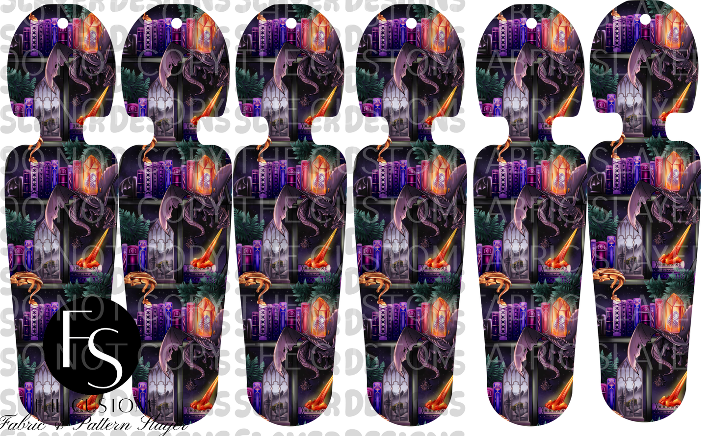 VIBRATEMARK08 - Cut and Sew Bookmarks FABRICSLAYER - Preorder