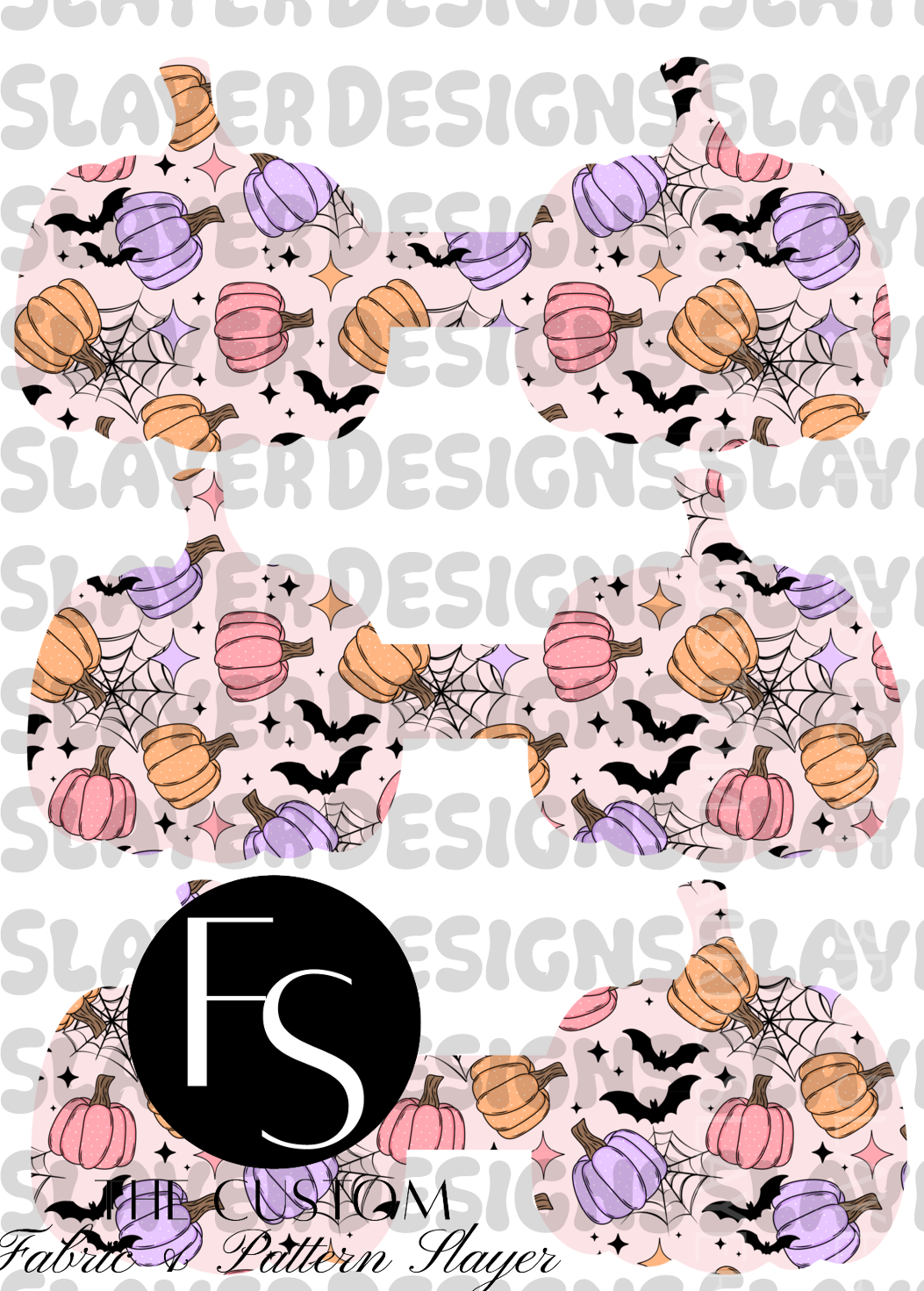 PUMPKINCHAIN001 - Cut and Sew Keychains FABRICSLAYER - Preorder