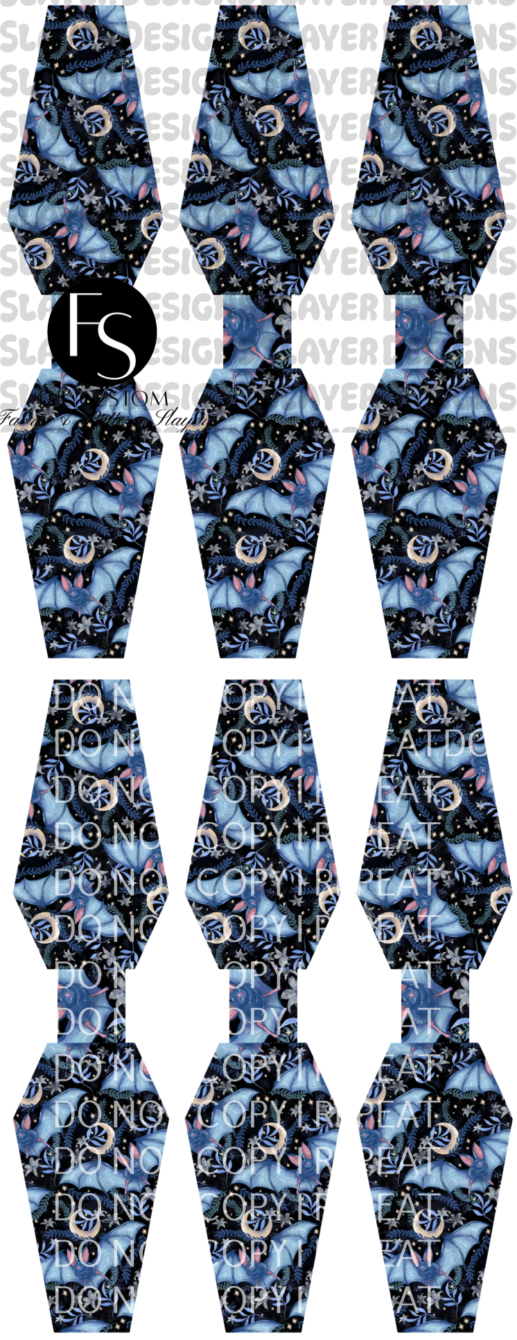 COFFINCORD006 - Cut and Sew Cord Organizer FABRICSLAYER - Preorder