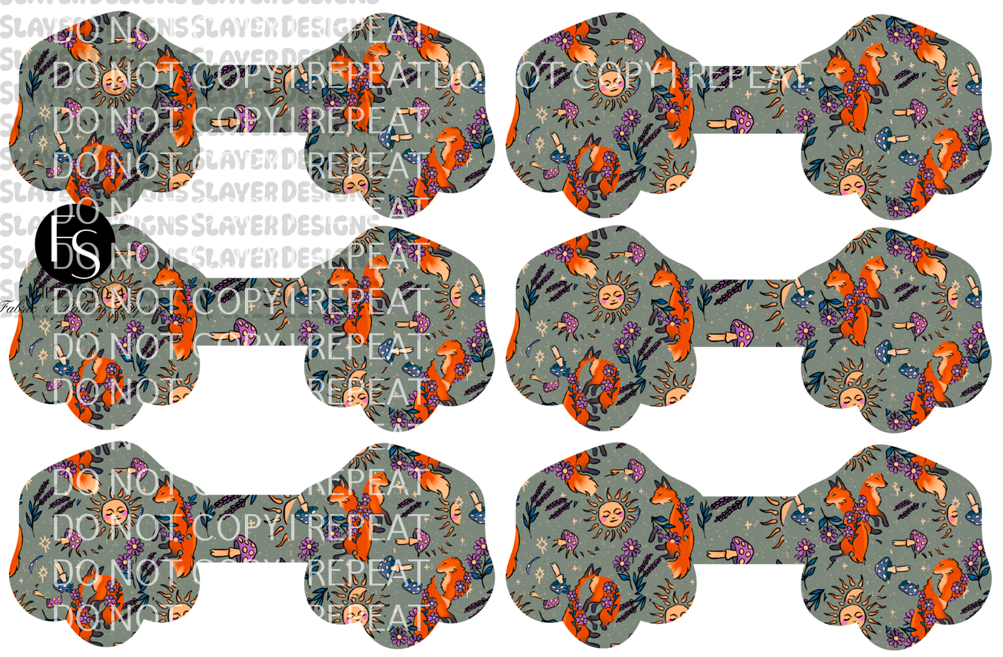 PAWCORD002 - Cut and Sew Cord Organizer FABRICSLAYER - Preorder