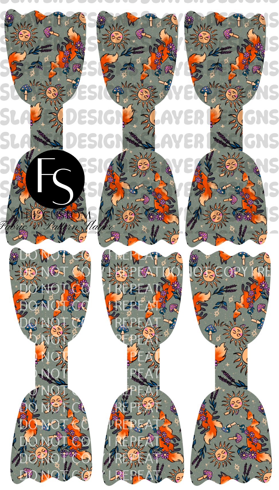 GHOSTCORD002 - Cut and Sew Cord Organizer FABRICSLAYER - Preorder