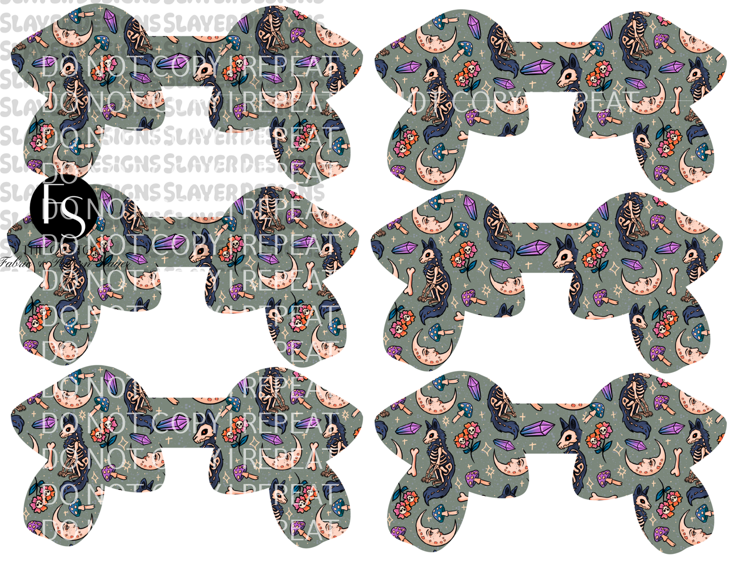 SHROOMCORD003 - Cut and Sew Cord Organizer FABRICSLAYER - Preorder