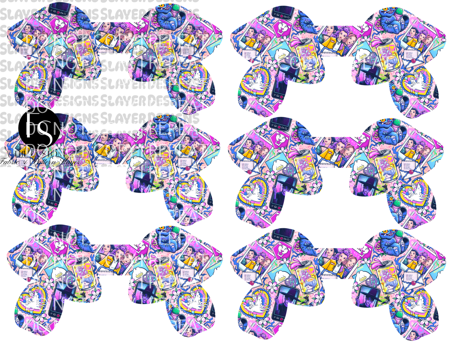 SHROOMCORD005 - Cut and Sew Cord Organizer FABRICSLAYER - Preorder