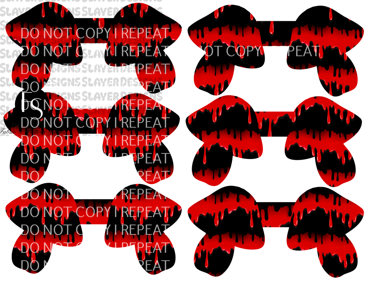 SHROOMCORD007 - Cut and Sew Cord Organizer FABRICSLAYER - Preorder