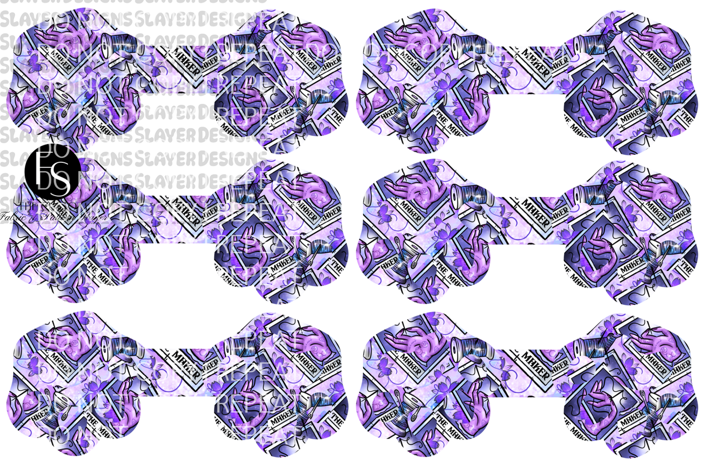 PAWCORD008 - Cut and Sew Cord Organizer FABRICSLAYER - Preorder