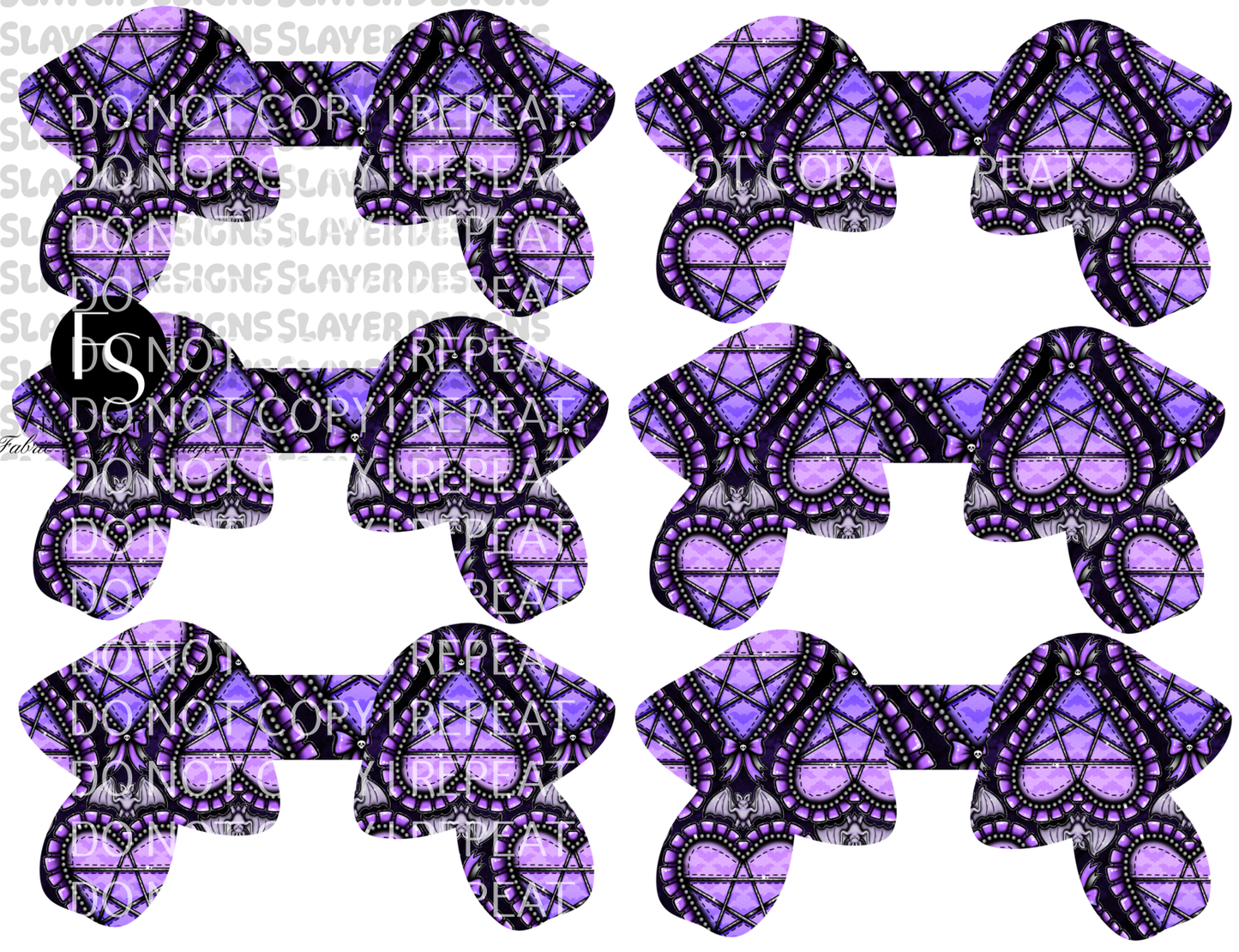 SHROOMCORD009 - Cut and Sew Cord Organizer FABRICSLAYER - Preorder