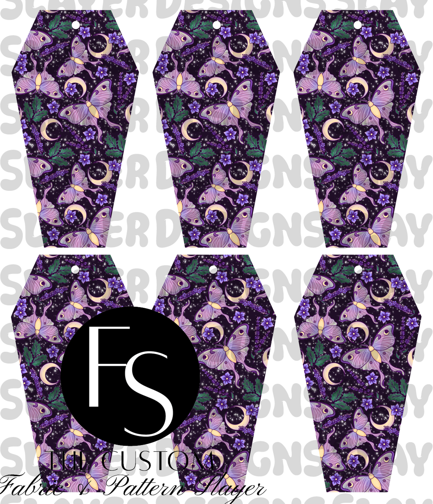 COFFINMARK42 - Cut and Sew Bookmarks FABRICSLAYER - Preorder