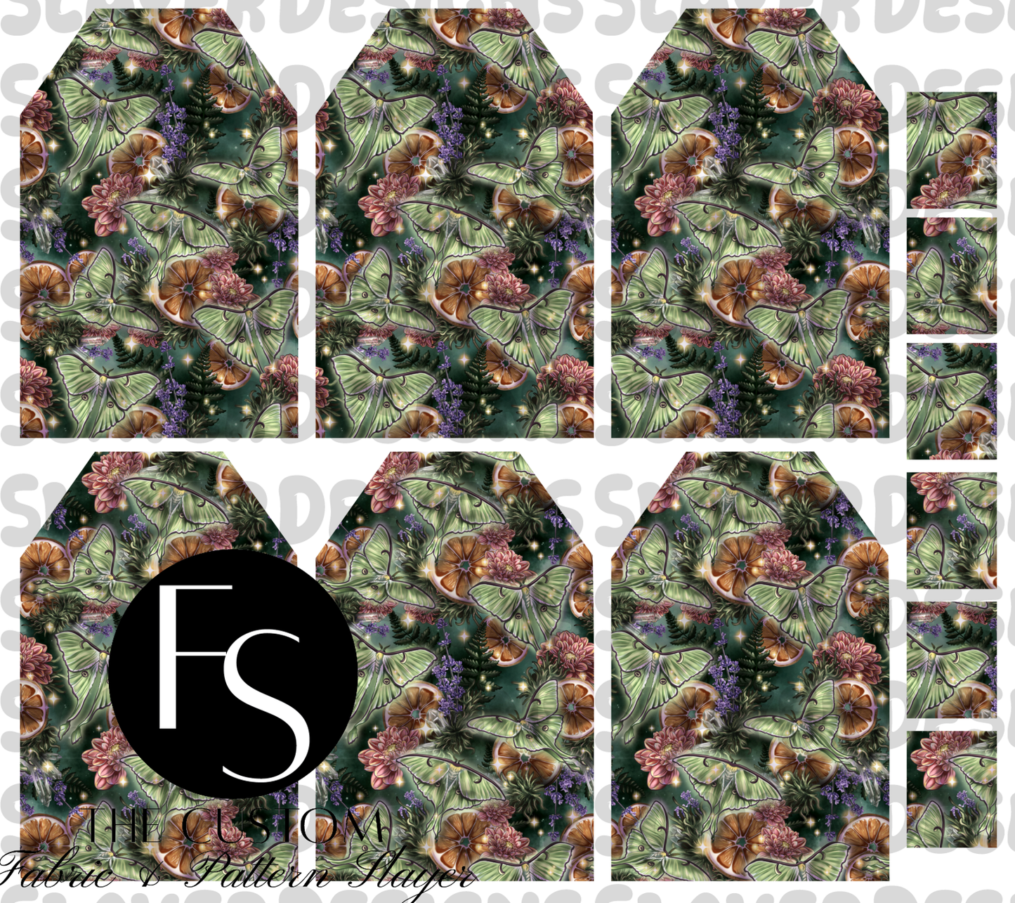 TEABAGMARK019 - Cut and Sew Bookmarks FABRICSLAYER - Preorder