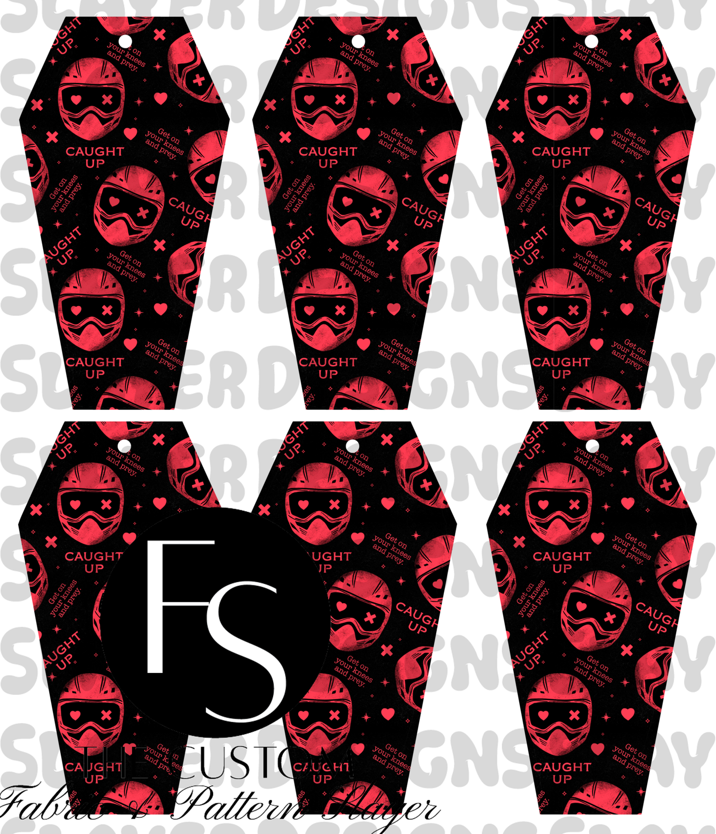 COFFINMARK43 - Cut and Sew Bookmarks FABRICSLAYER - Preorder
