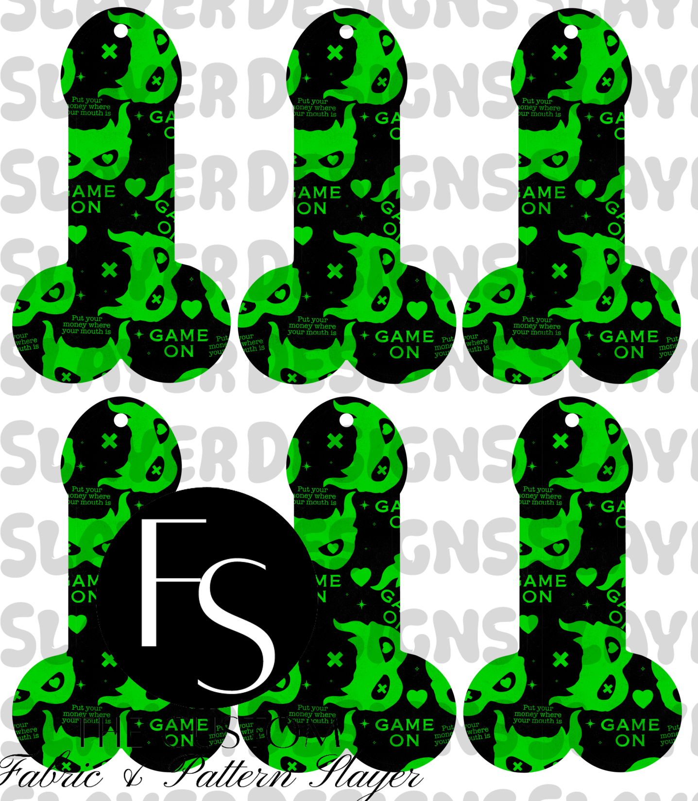 COCKMARK34 - Cut and Sew Bookmarks FABRICSLAYER - Preorder