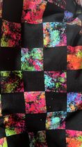 Cotton Spandex - Grunge Checkers - 12x12 Scale - RETAIL