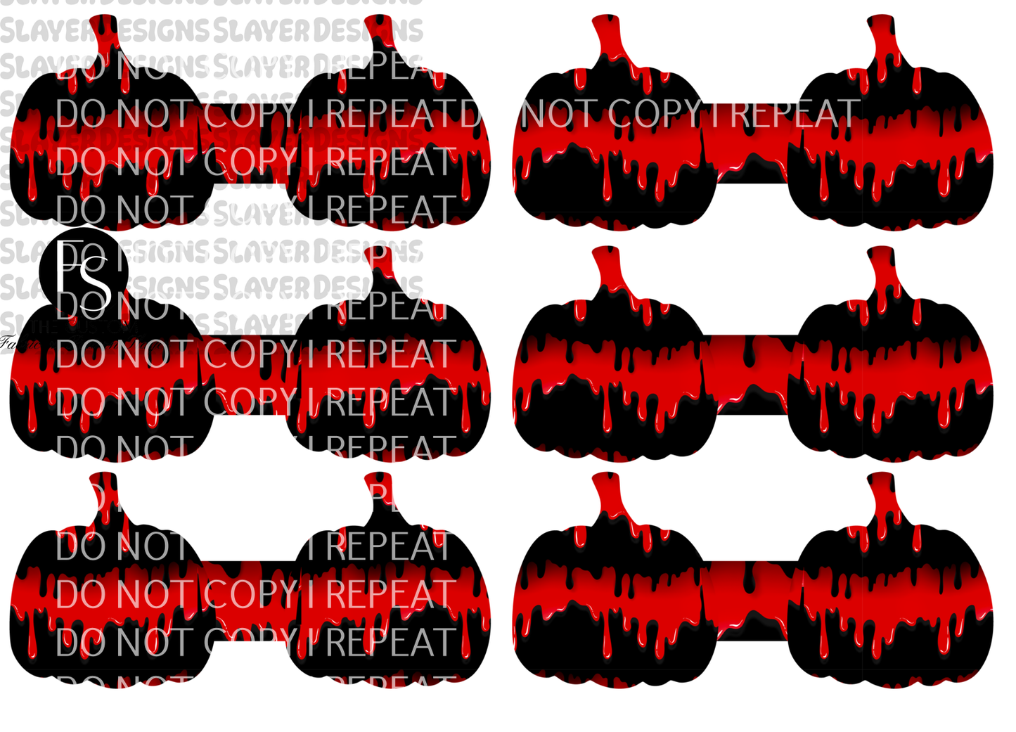 PUMPKINCORD007 - Cut and Sew Cord Organizer FABRICSLAYER - Preorder