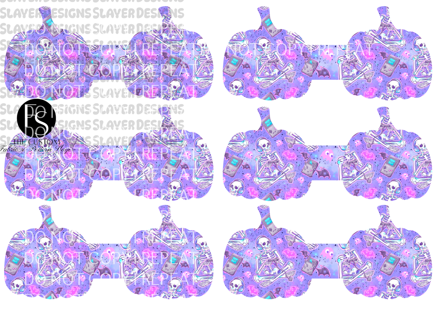 PUMPKINCORD001 - Cut and Sew Cord Organizer FABRICSLAYER - Preorder