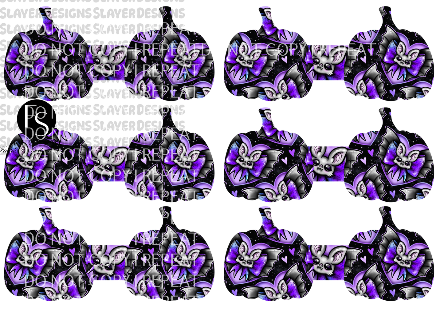 PUMPKINCORD010 - Cut and Sew Cord Organizer FABRICSLAYER - Preorder