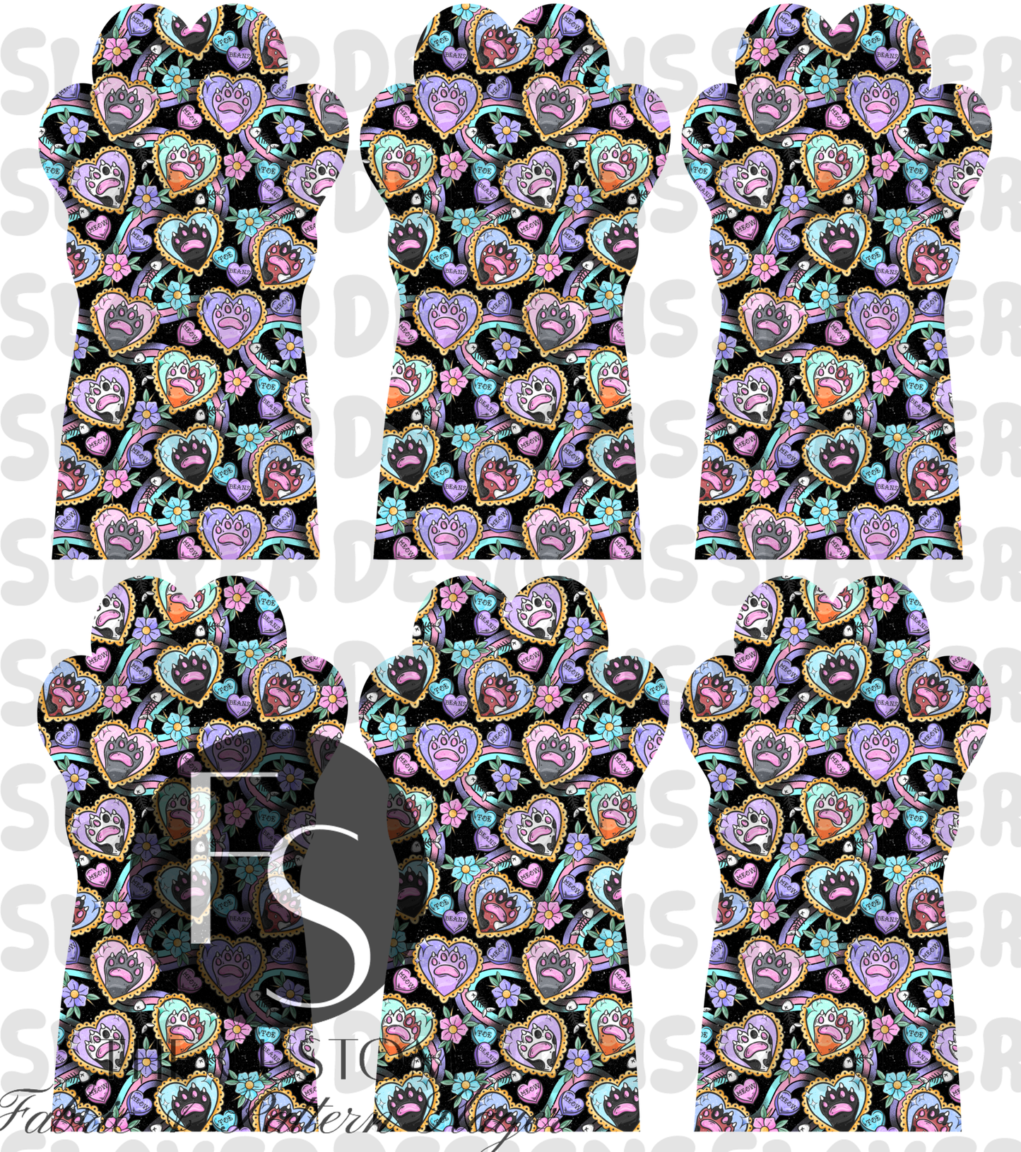 PAWMARK011 - Cut and Sew Bookmarks FABRICSLAYER - Preorder