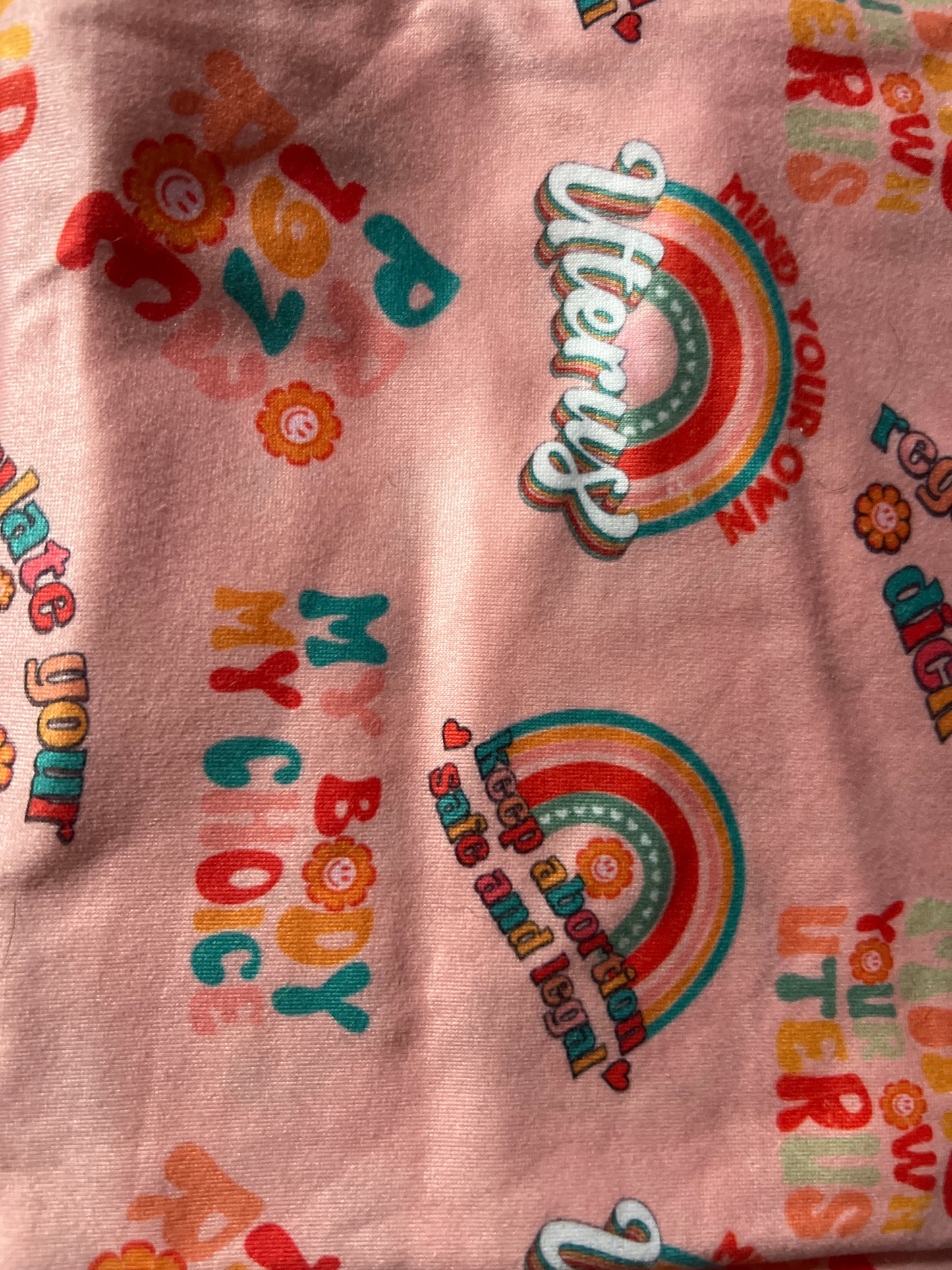 Double Brushed Polyester - uterus - 6x6 Scale - RETAIL
