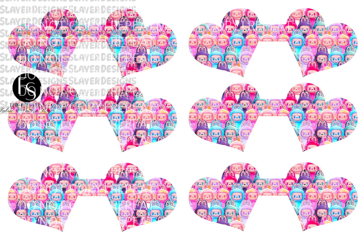 HEARTCORD004 - Cut and Sew Cord Organizer FABRICSLAYER - Preorder