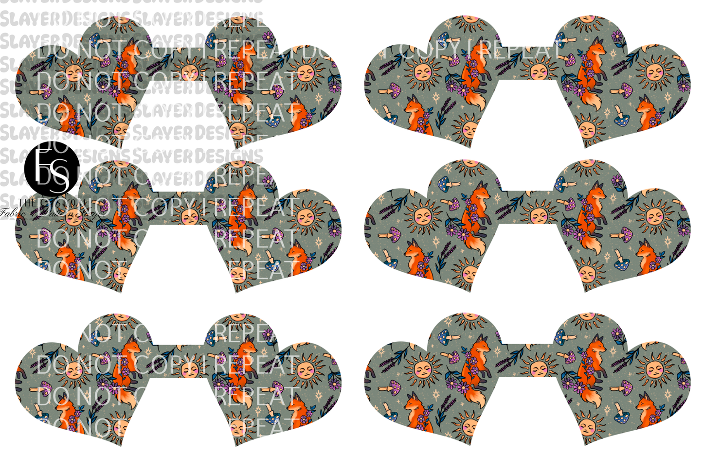 HEARTCORD002 - Cut and Sew Cord Organizer FABRICSLAYER - Preorder