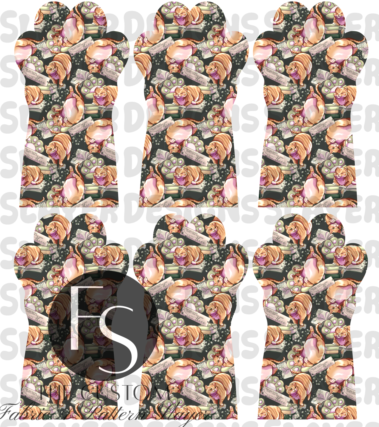 PAWMARK008 - Cut and Sew Bookmarks FABRICSLAYER - Preorder