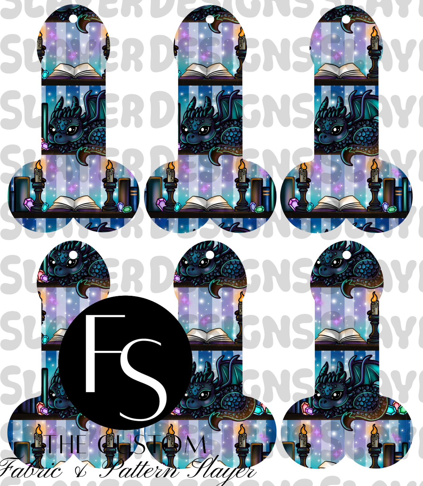 COCKMARK20 - Cut and Sew Bookmarks FABRICSLAYER - Preorder