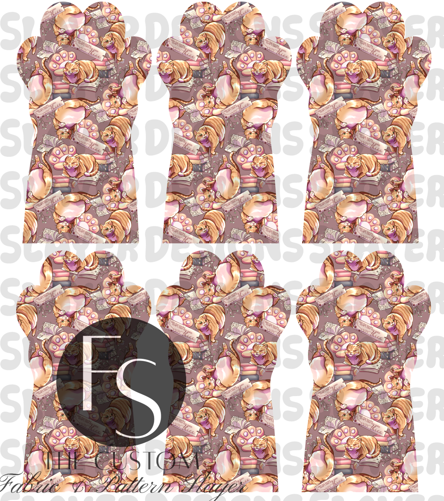 PAWMARK007 - Cut and Sew Bookmarks FABRICSLAYER - Preorder