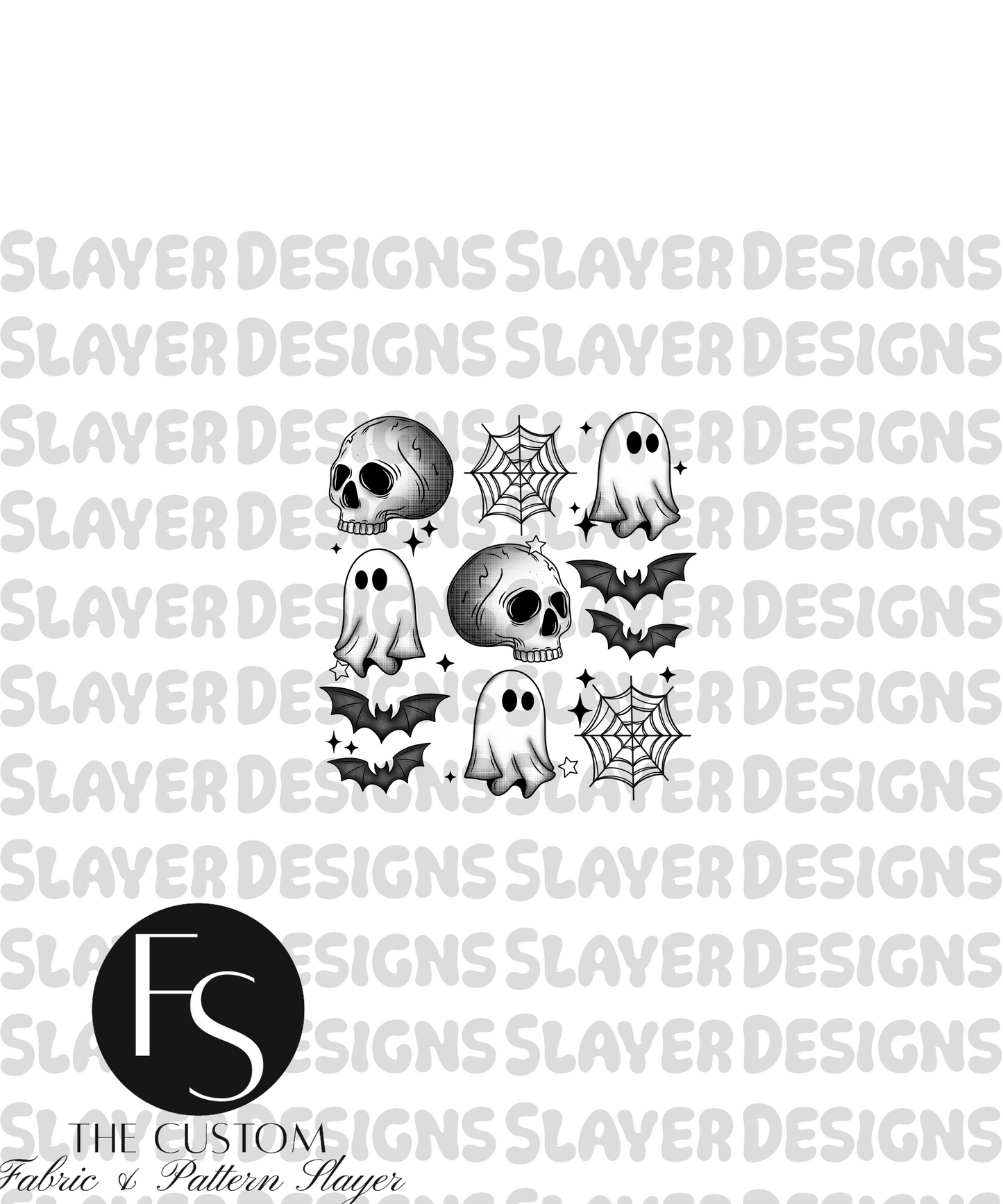 Monochrome Skulls - CERRASSHOP Panel