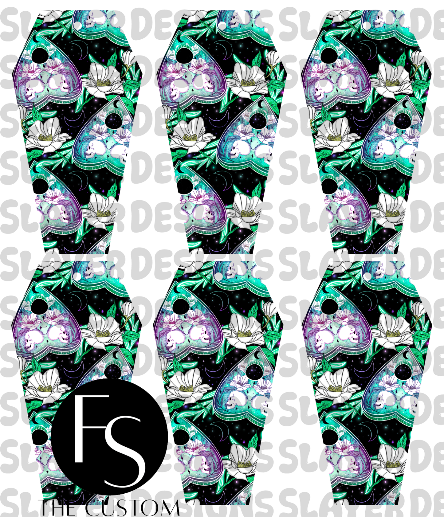 COFFINMARK52 - Cut and Sew Bookmarks FABRICSLAYER - Preorder