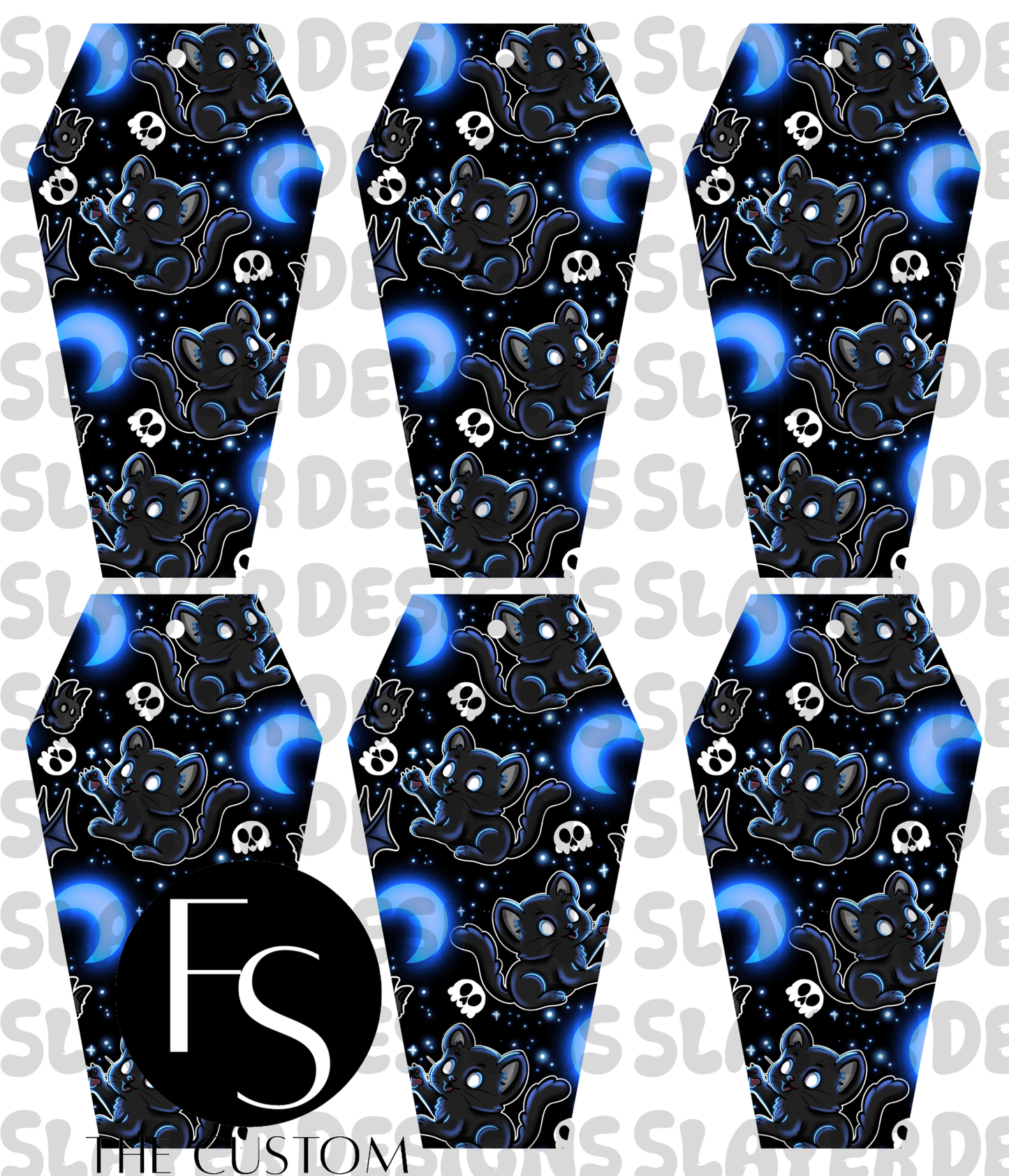 COFFINMARK56 - Cut and Sew Bookmarks FABRICSLAYER - Preorder