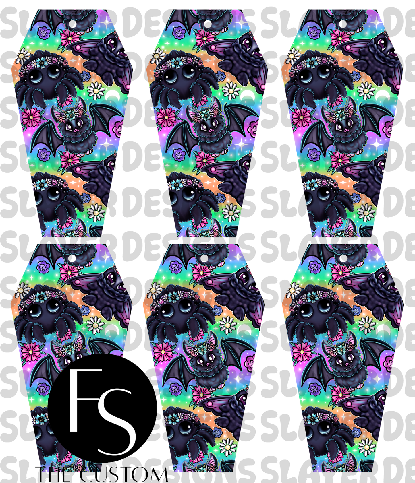 COFFINMARK57 - Cut and Sew Bookmarks FABRICSLAYER - Preorder