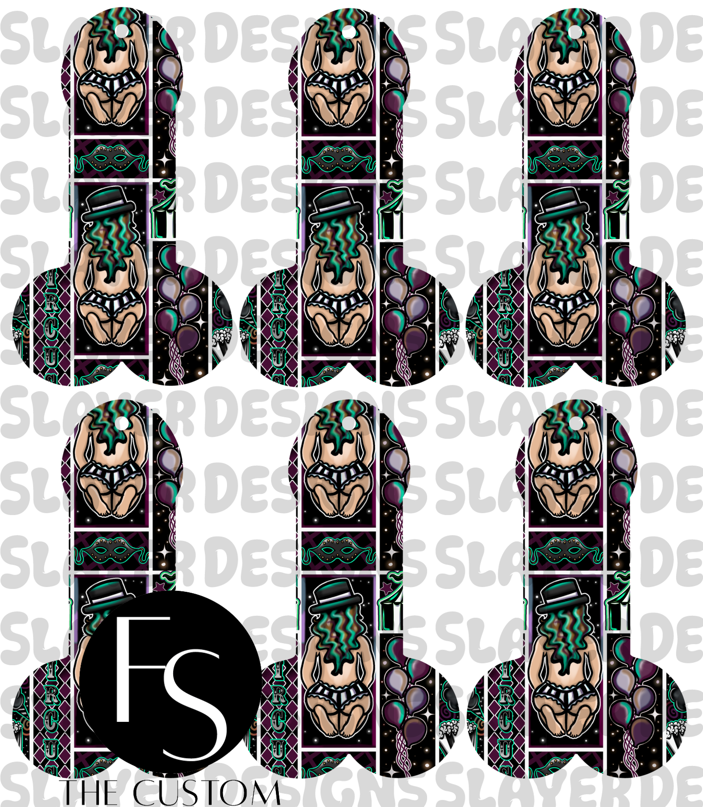 COCKMARK44 - Cut and Sew Bookmarks FABRICSLAYER - Preorder