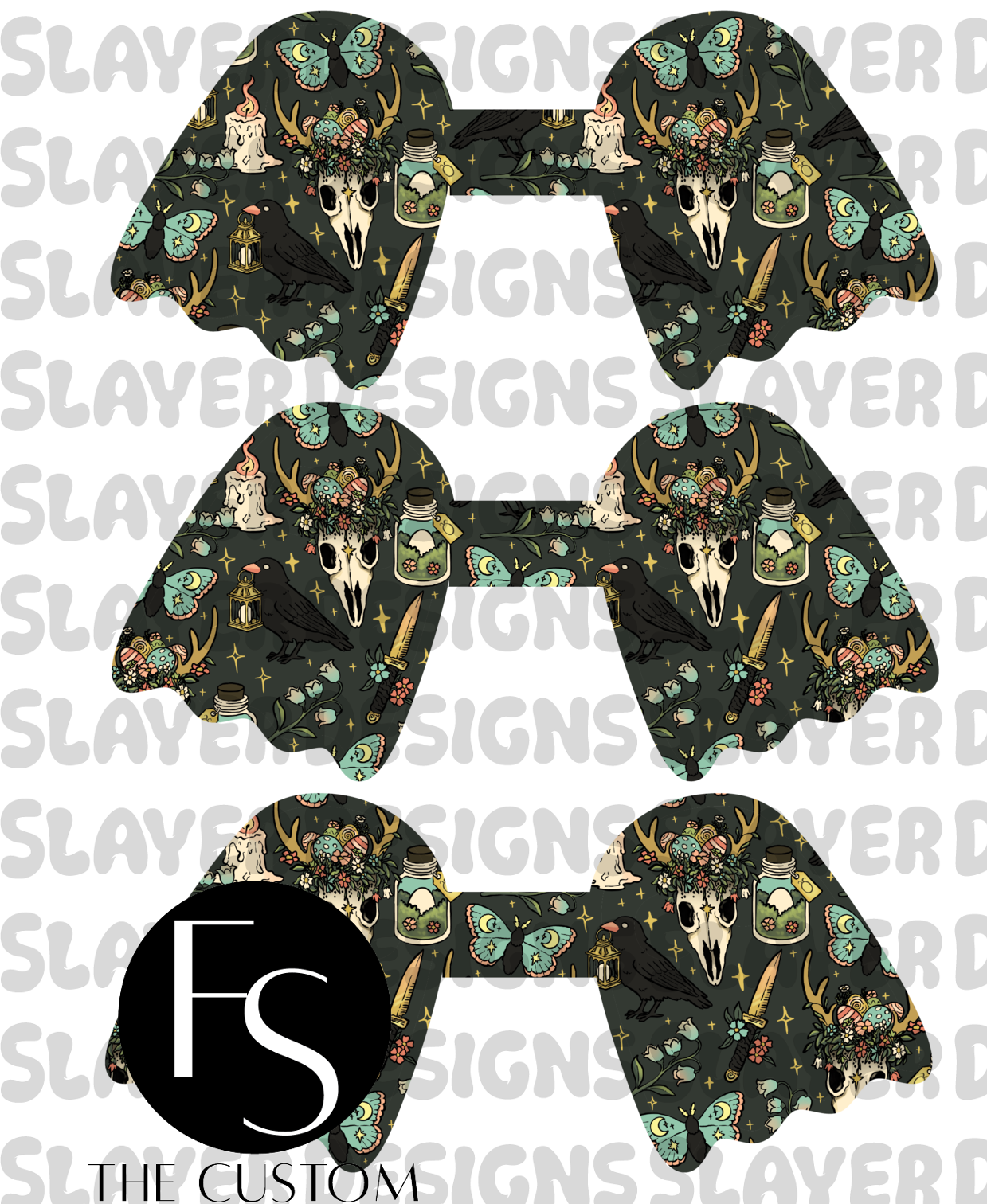GHOSTCHAIN013 - Cut and Sew Keychains FABRICSLAYER - Preorder