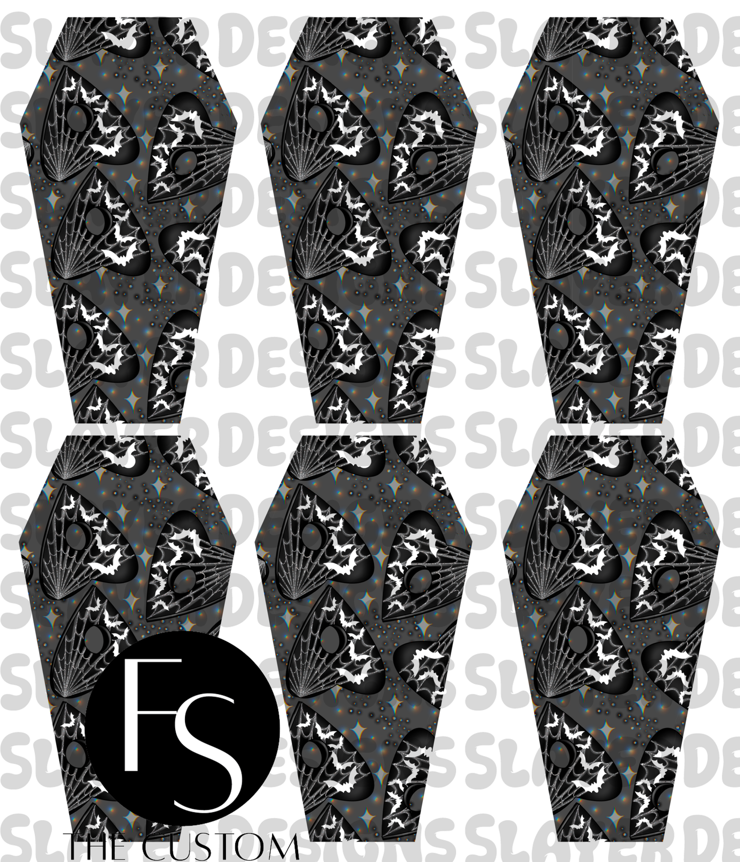 COFFINMARK49 - Cut and Sew Bookmarks FABRICSLAYER - Preorder