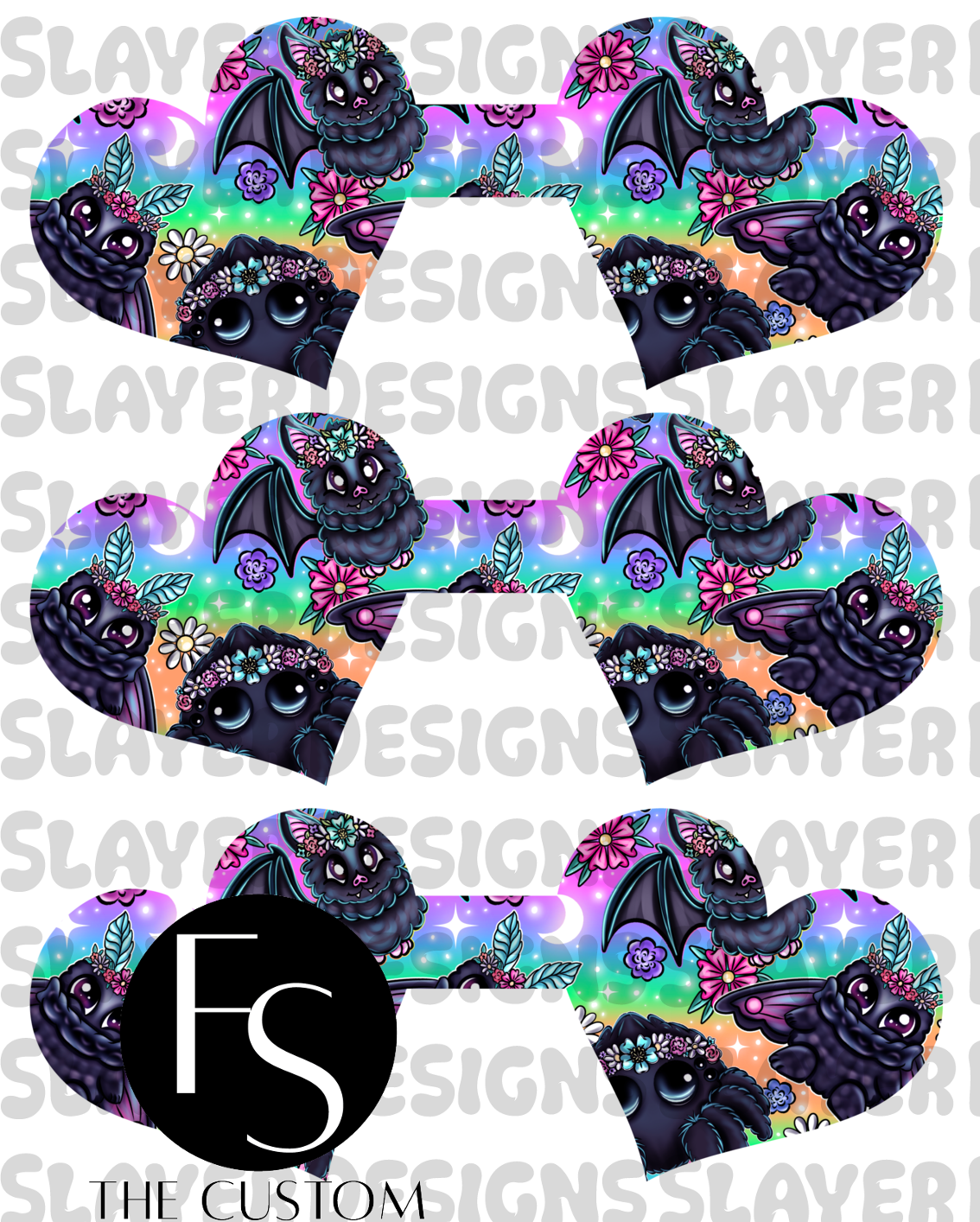 HEARTCHAIN017 - Cut and Sew Keychains FABRICSLAYER - Preorder