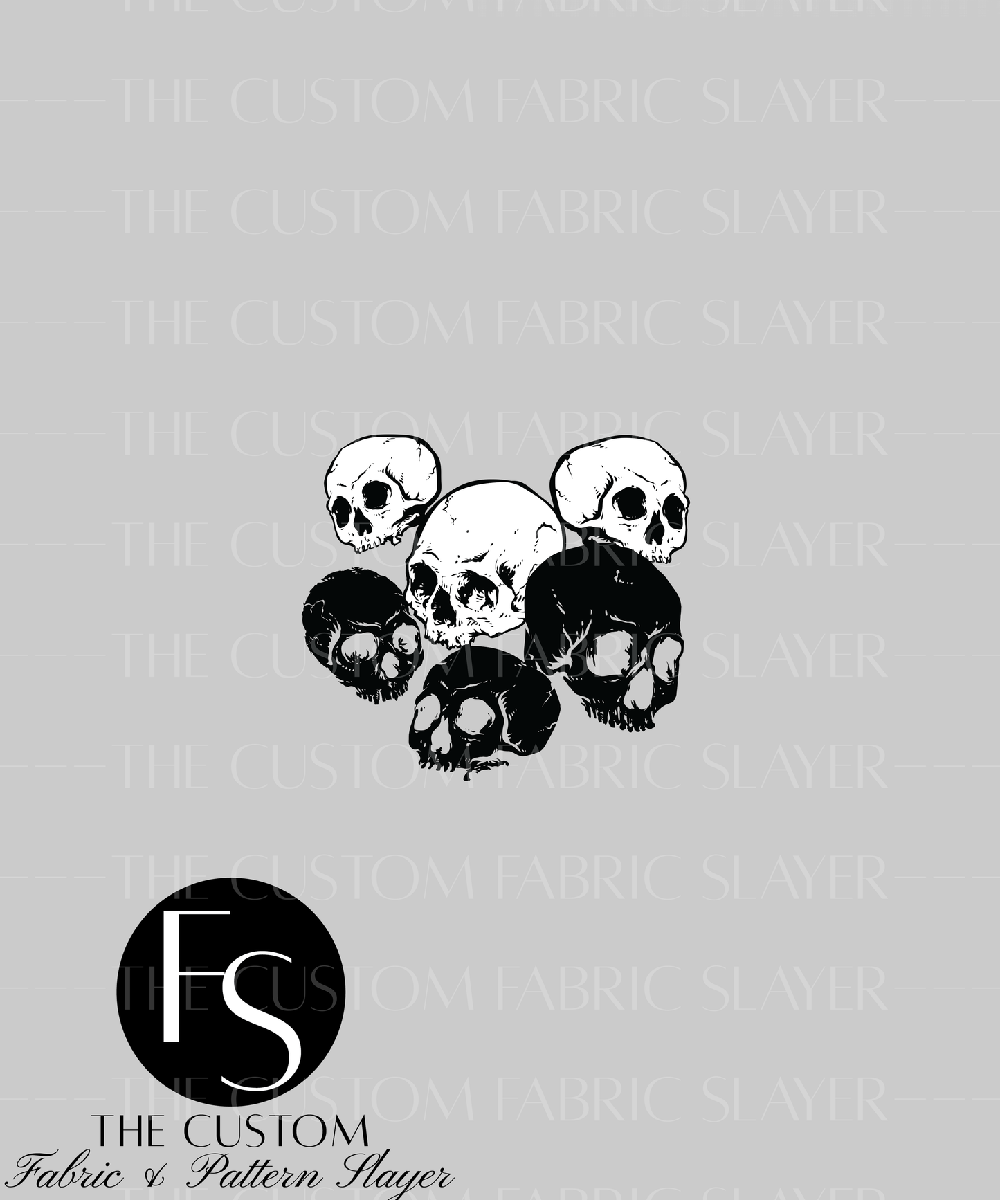 Monochrome Skulls - HEXREJECTSVAULT Panel