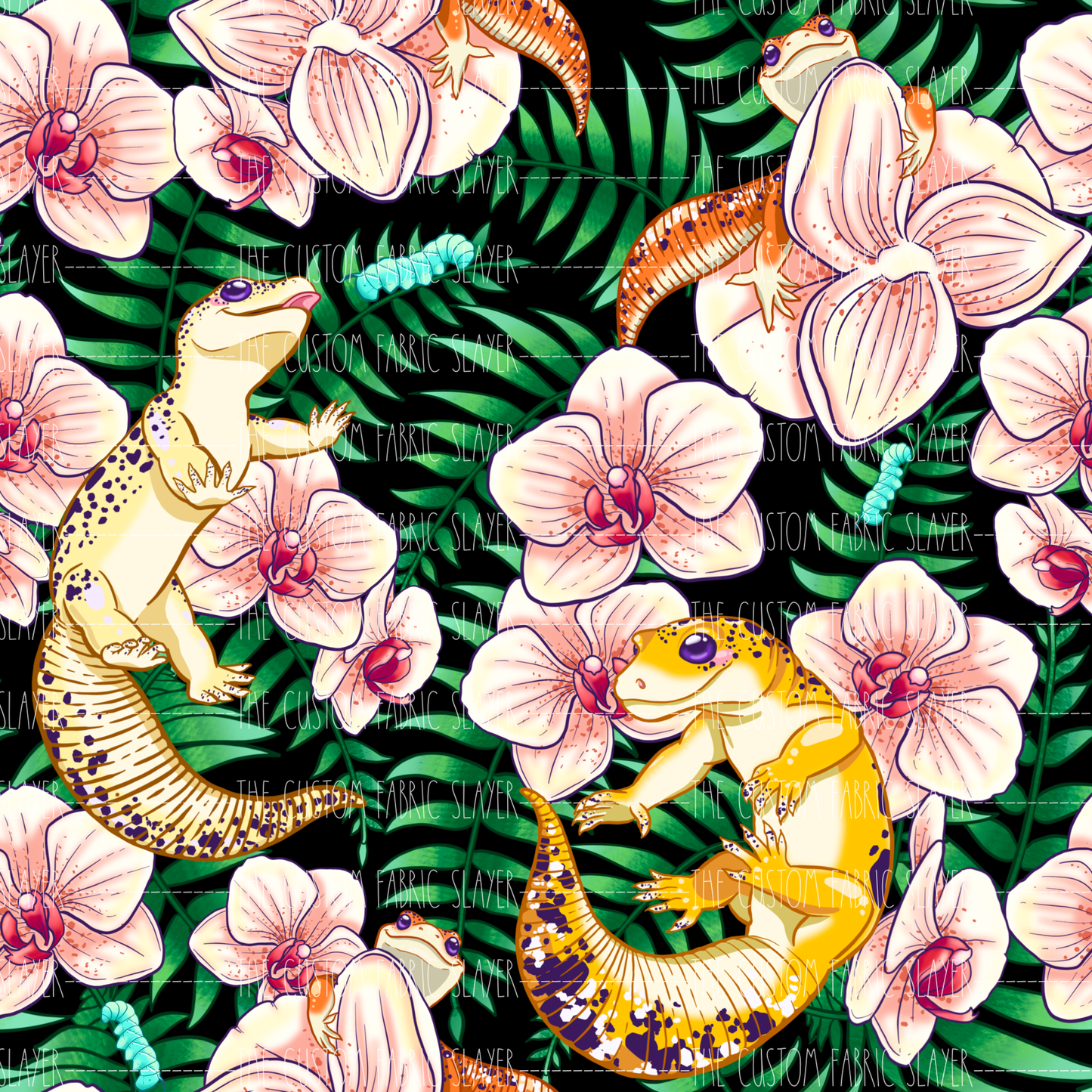 Summer Gecko - PAWSITIVEPAINTS