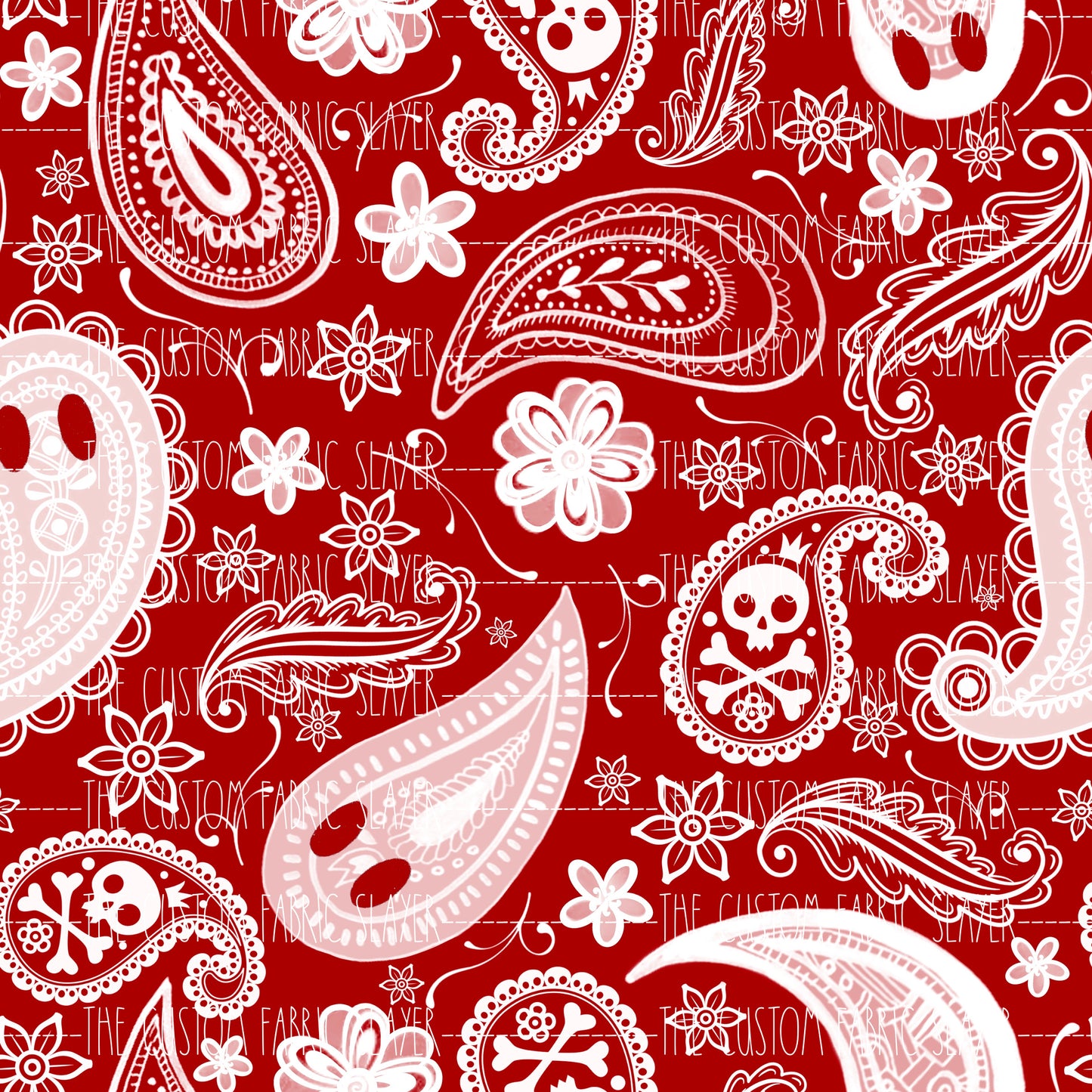 Red Paisley Boos - HEXREJECTS
