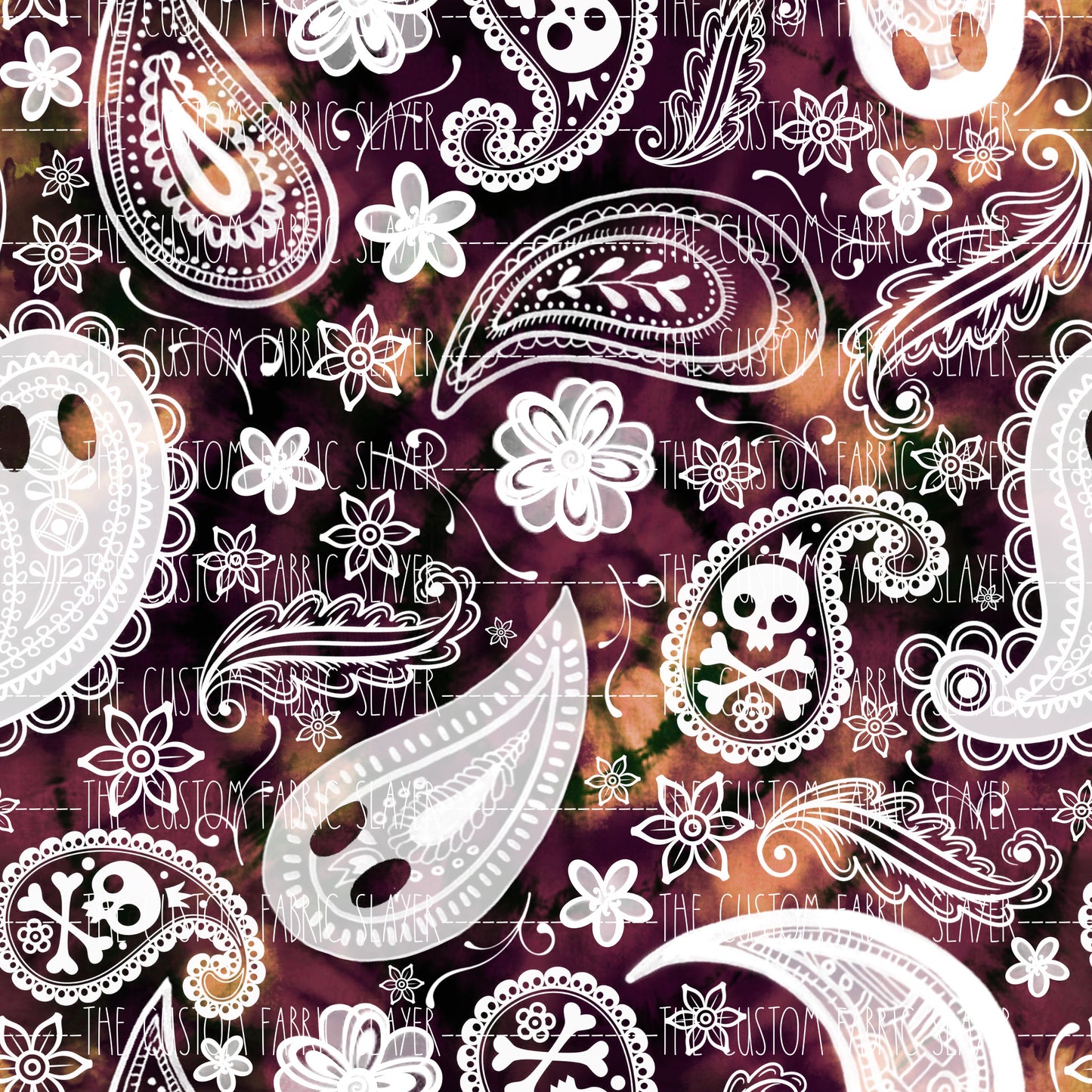 Acid Wash Paisley Boos - HEXREJECT