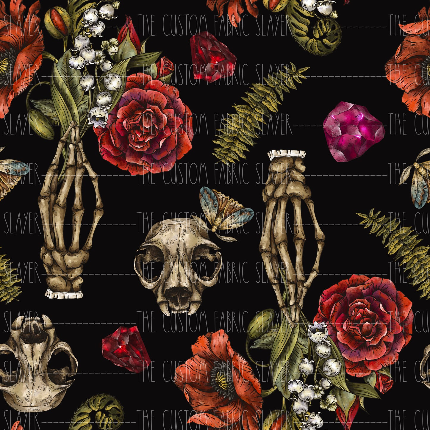 Floral Skeletons - Nature Collection
