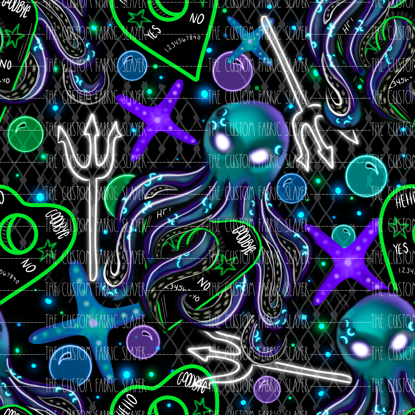 Octopus Planchette - ILLUMINATEDINKDIGITALS