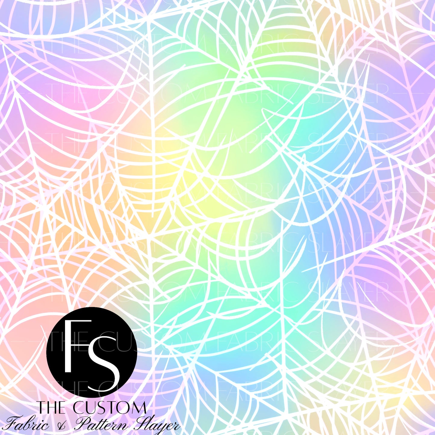 Bright Pastel Rainbow Spider Webs - HEXREJECTVAULT