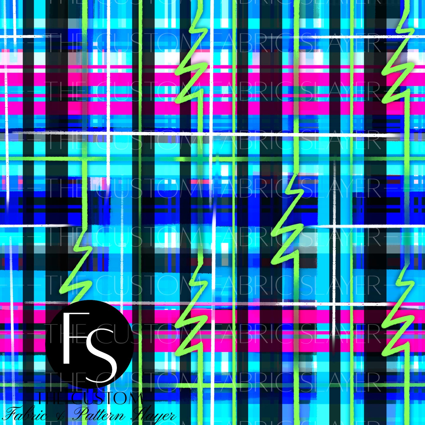 Scary Doll Electric Rainbow Plaid - HEXREJECTSVAULT