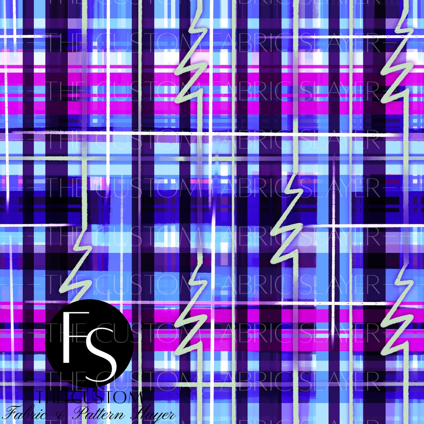Scary Doll Purple Murple Plaid - HEXREJECTSVAULT