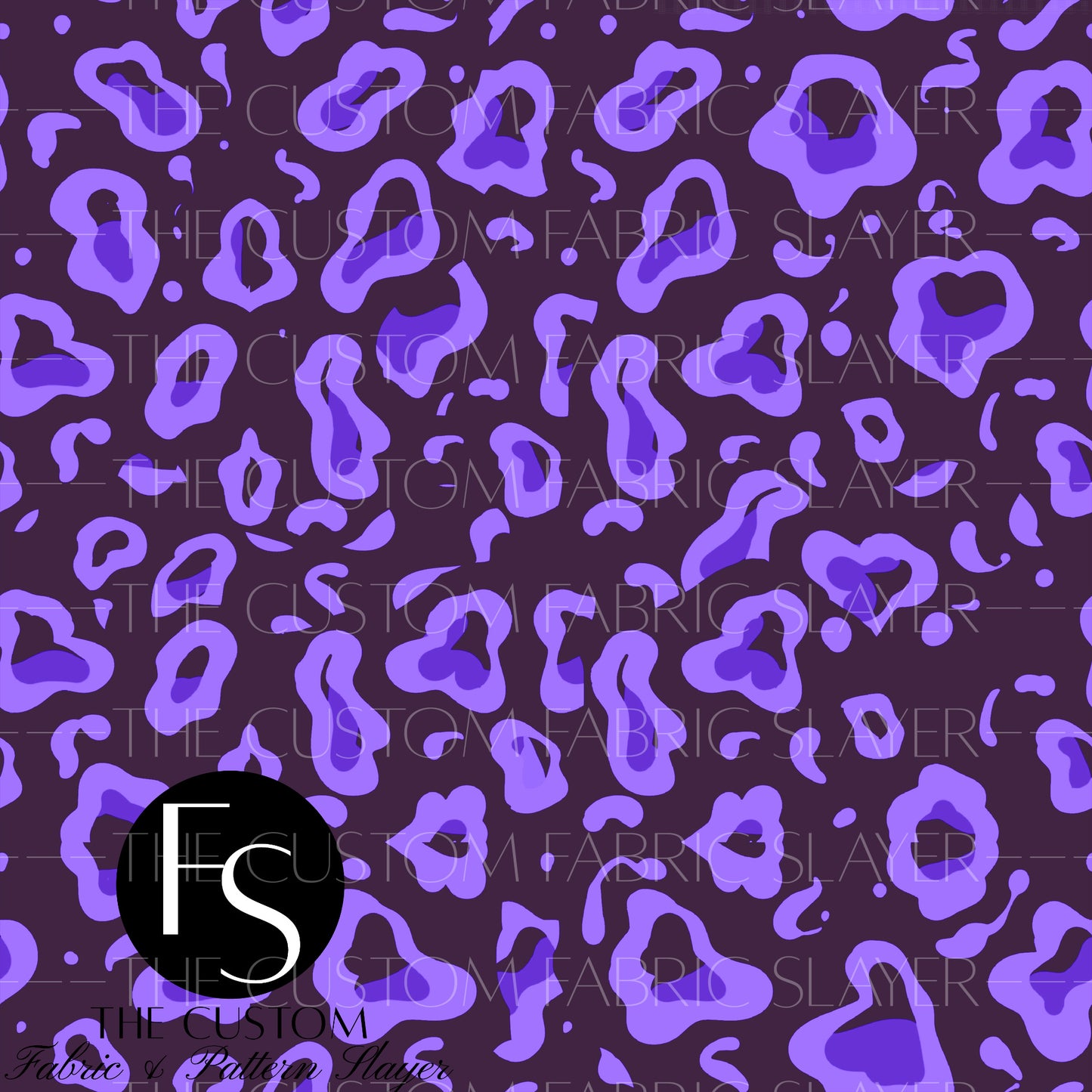 Scary Doll Light and Dark Purple Leopard - HEXREJECTSVAULT