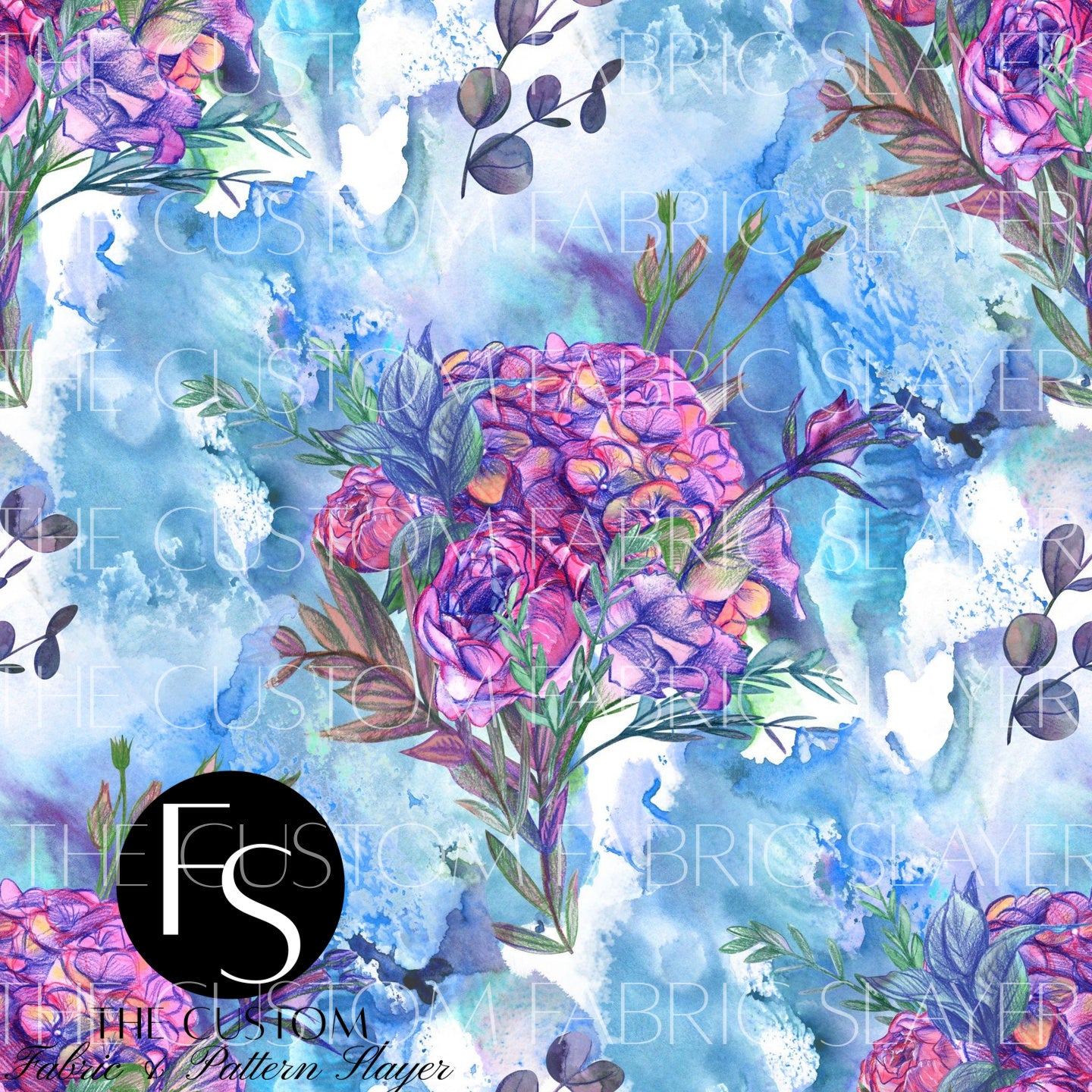Blue Florals