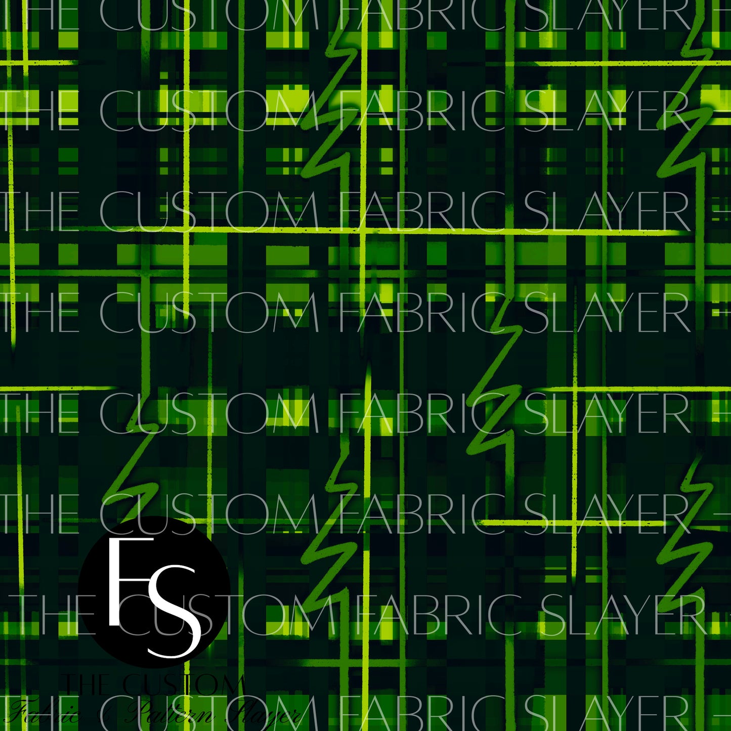 Electric Green Plaid - HEXREJECT